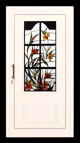 witraż drzwi5 Artystyczna Pracownia Witraży Jolanta i Adam Wuttke